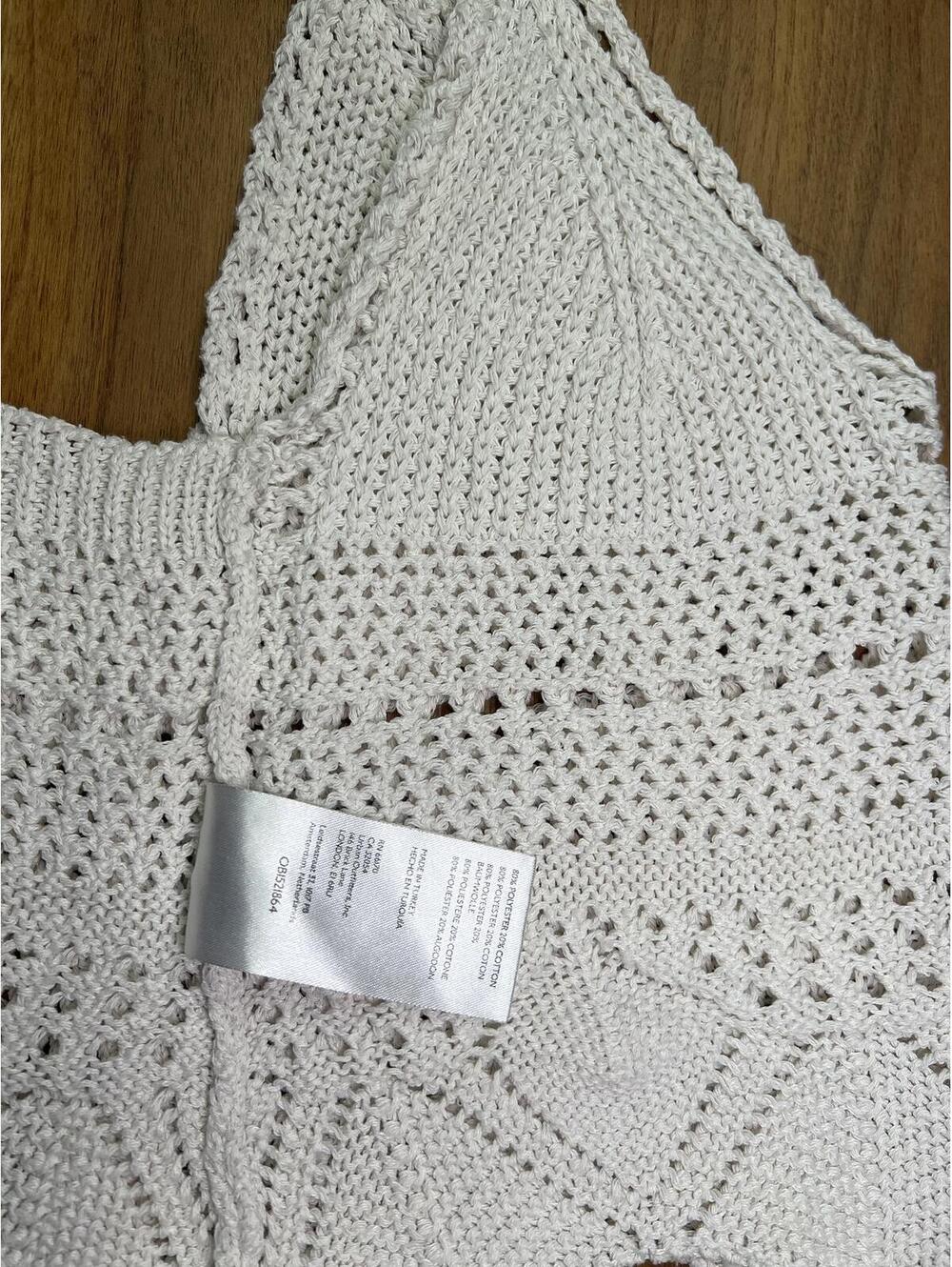 Anthropologie - Pilcro Cream Crotchet Tank Size Small - Picture 3 of 9